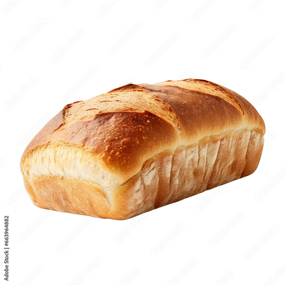 loaf of bread isolated