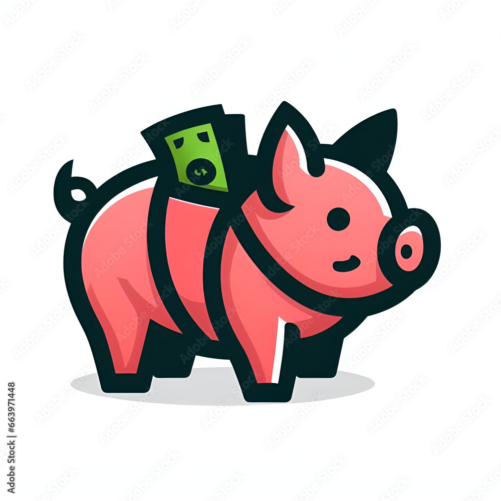 piggy bank isolated on white piggy bank isolated on white