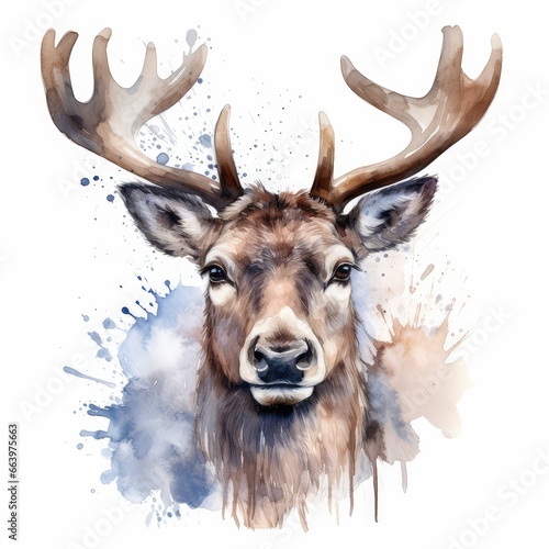 deer head isolated