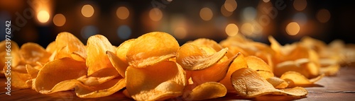 Pile of chips banner