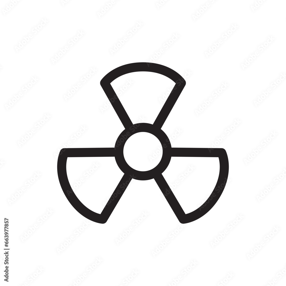 Nuclear plant icon. Nuclear plant flat sign design. Radiation vector symbol bio hazard pictogram. UX UI icon power plant Nuclear plant icon. Nuclear plant flat sign design. Radiation vector symbol bio hazard pictogram. UX UI icon power plant