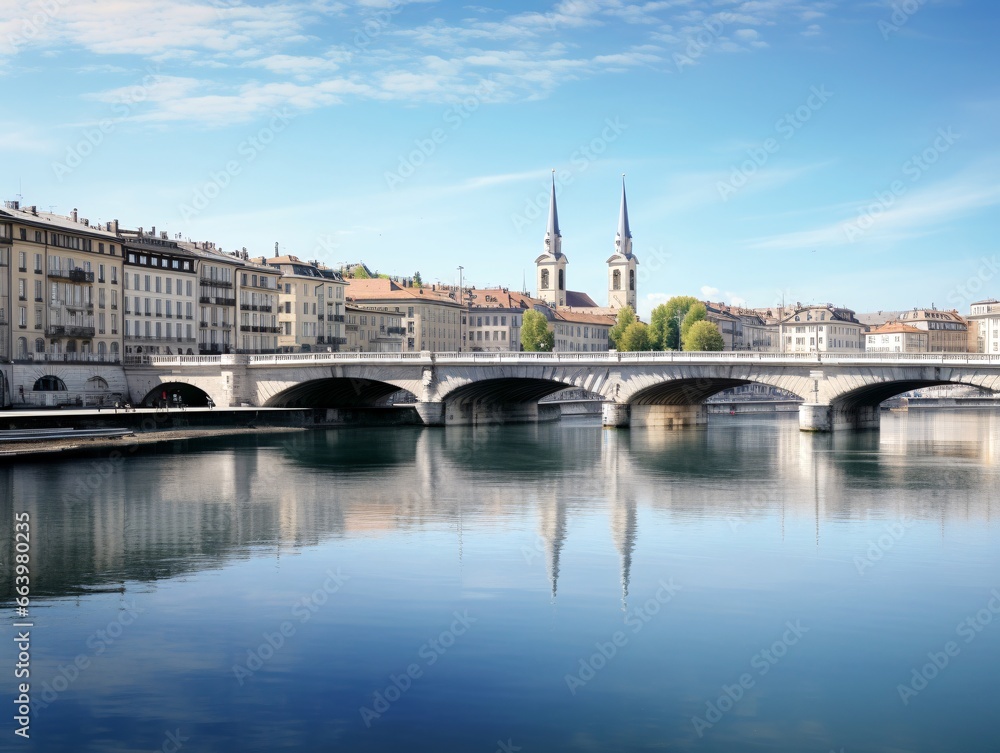 River Geneva Landscape View