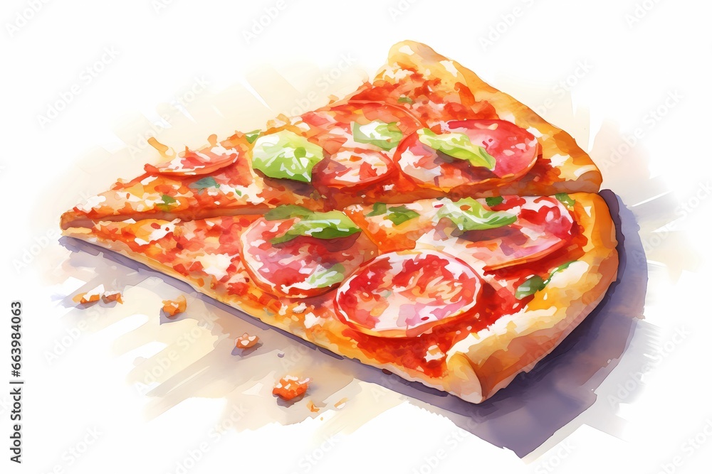 italian pizza, illustration for pizzeria, snack bar, menu italian pizza, illustration for pizzeria, snack bar, menu