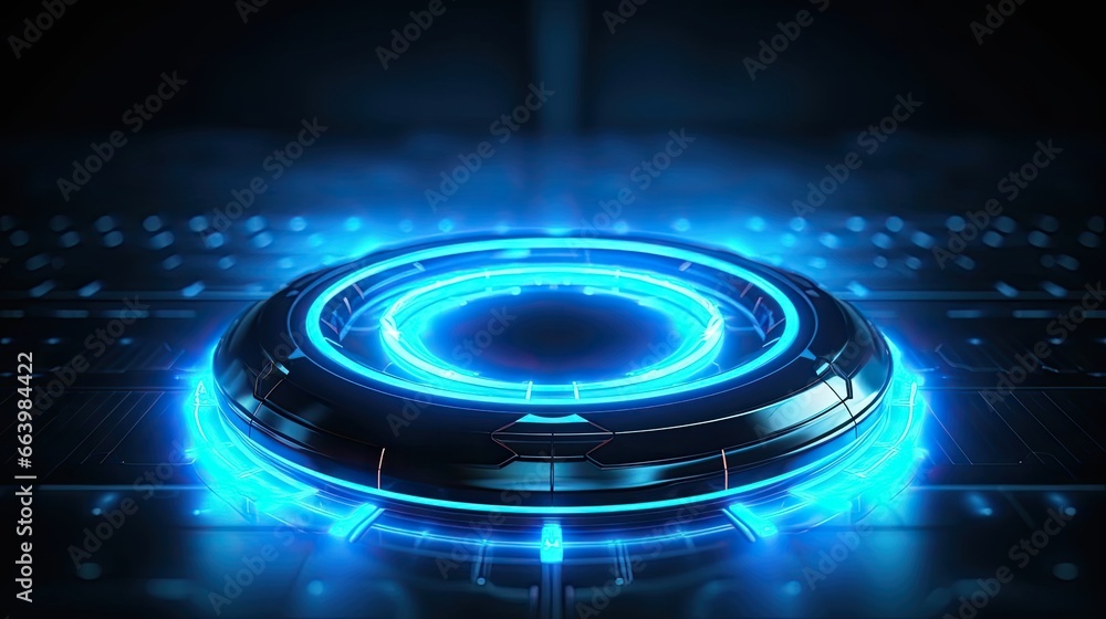 Obraz premium abstract blue background