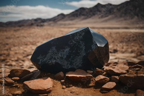 Obsidian Elegance: The Dark, Glassy Allure of Volcanic Resilience