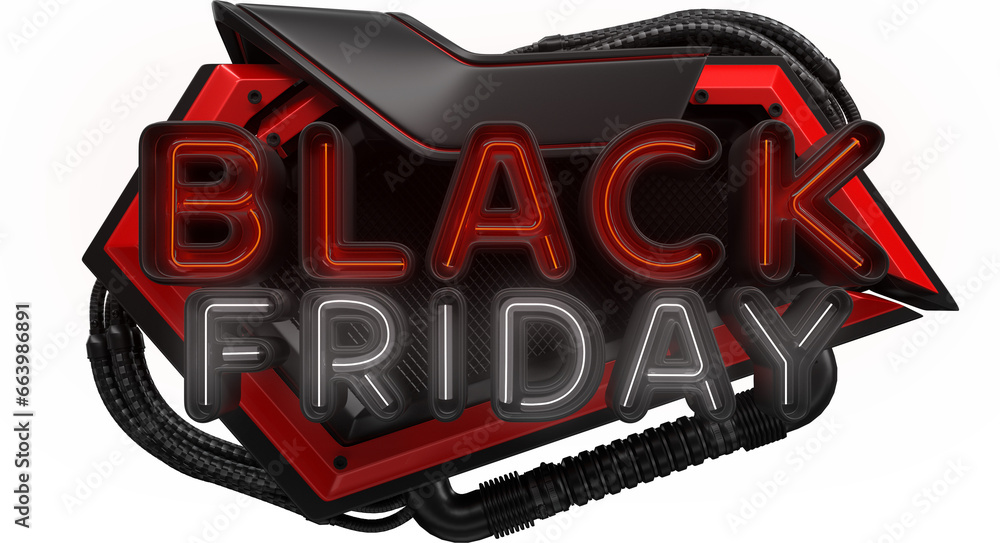 Label Black Friday 3D Label Render Label Black Friday 3D Label Render