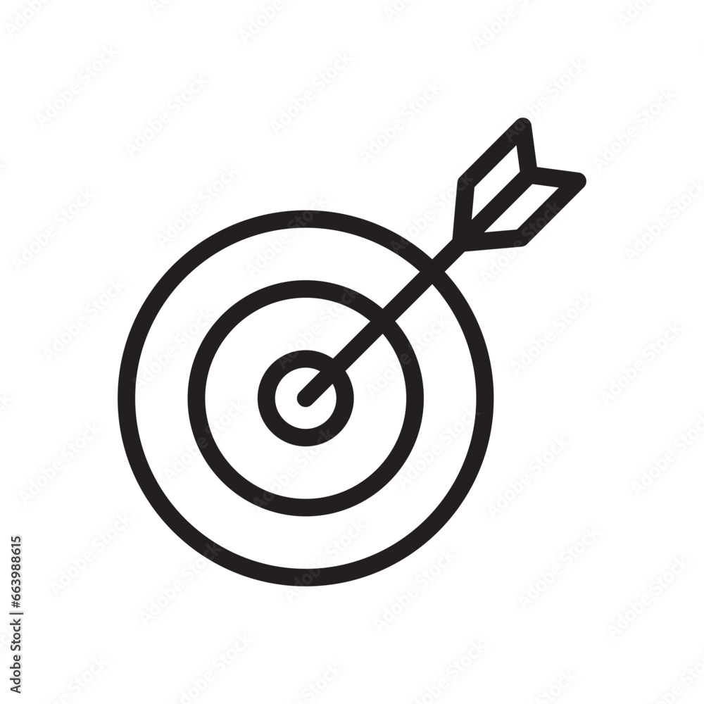 Aim vector icon. Target flat sign design. Military aim symbol pictogram. Target UX UI icon Aim vector icon. Target flat sign design. Military aim symbol pictogram. Target UX UI icon