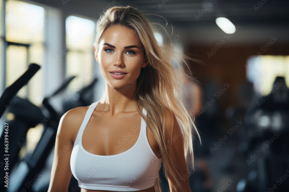 Fitness enthusiasts at the gym Fitness enthusiasts at the gym