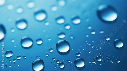 Water drops close up background