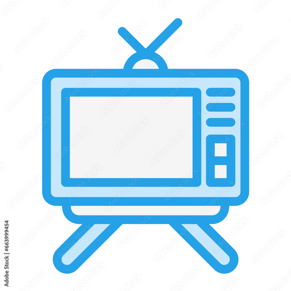 Television Vector Icon Design Illustration Television Vector Icon Design Illustration