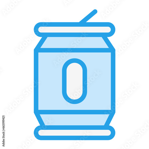 Tin Vector Icon Design Illustration