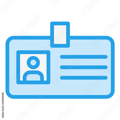 Identification Vector Icon Design Illustration