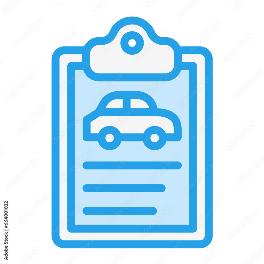 Car document Vector Icon Design Illustration Car document Vector Icon Design Illustration
