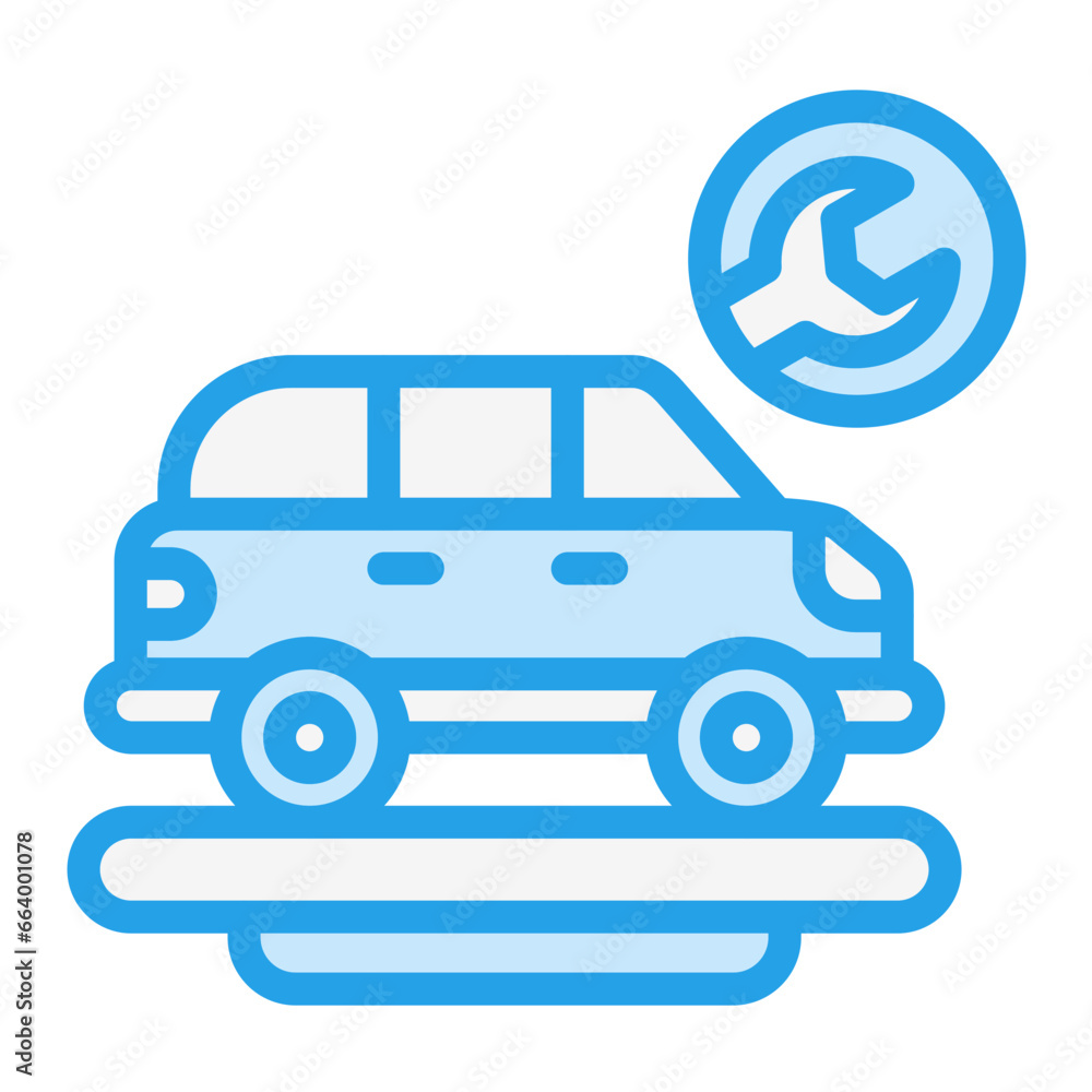 Obraz premium Car repair Vector Icon Design Illustration