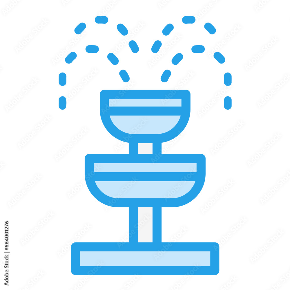 Fountain Vector Icon Design Illustration Fountain Vector Icon Design Illustration