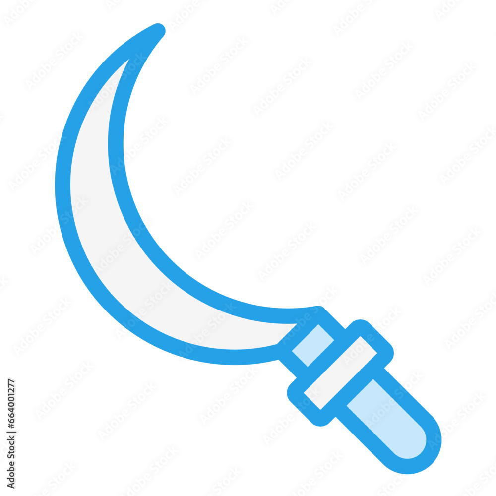 Sickle Vector Icon Design Illustration Sickle Vector Icon Design Illustration