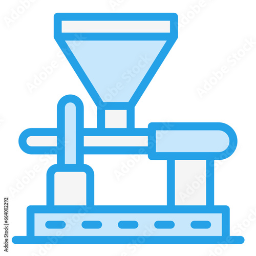 Coffee Mill Vector Icon Design Illustration