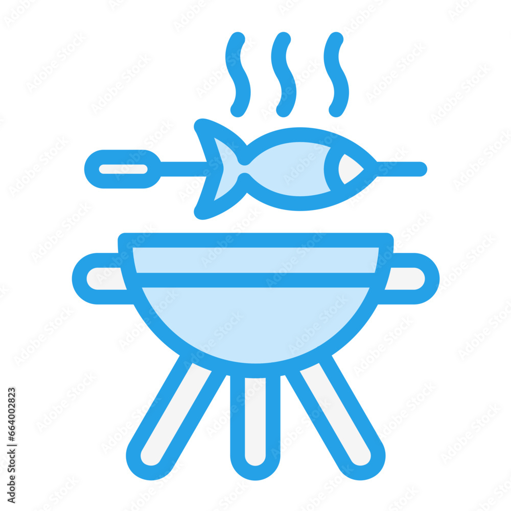 Bbq Vector Icon Design Illustration Bbq Vector Icon Design Illustration