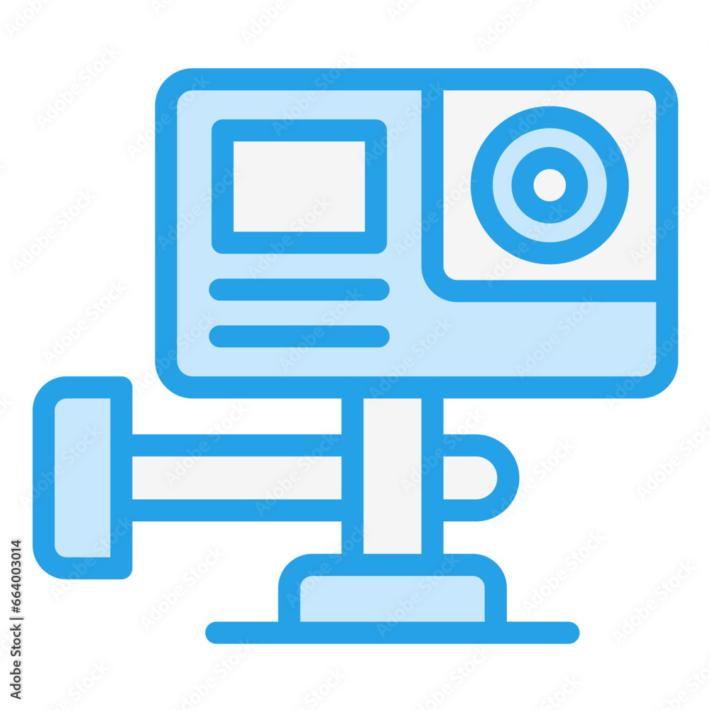 Action Camera Vector Icon Design Illustration Action Camera Vector Icon Design Illustration