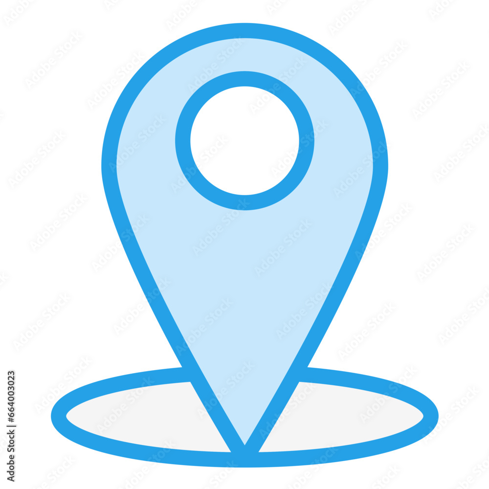 Pin Vector Icon Design Illustration Pin Vector Icon Design Illustration