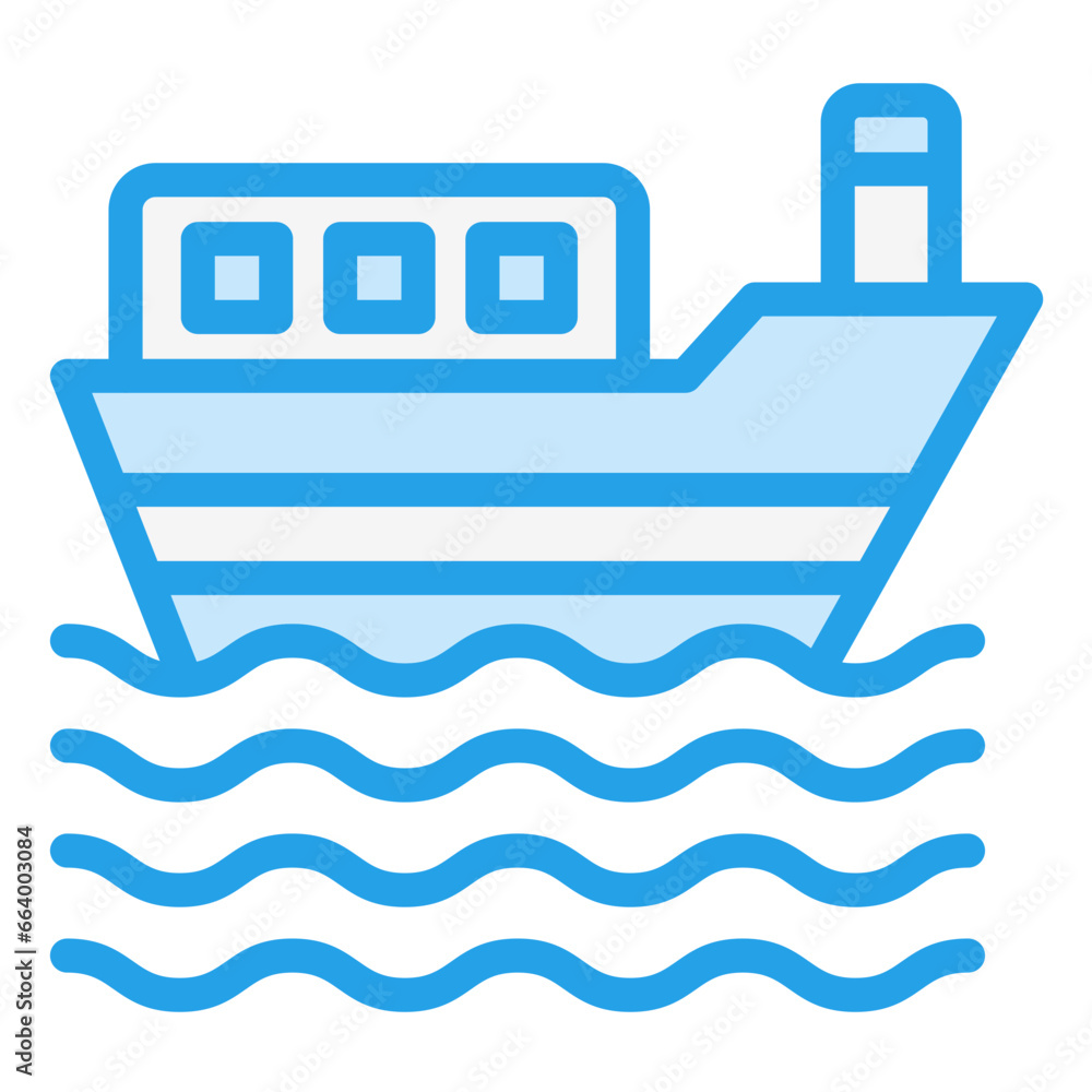 Boat Vector Icon Design Illustration Boat Vector Icon Design Illustration