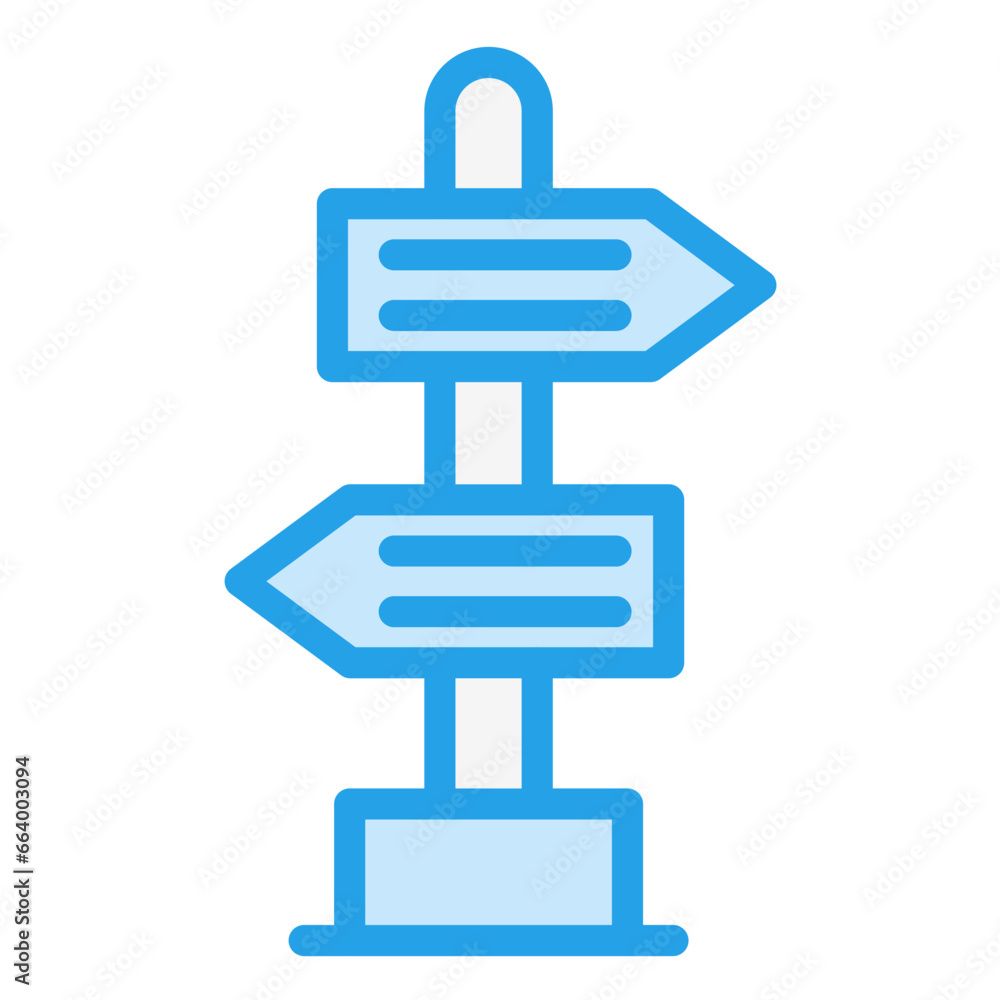 Road Sign Vector Icon Design Illustration Road Sign Vector Icon Design Illustration