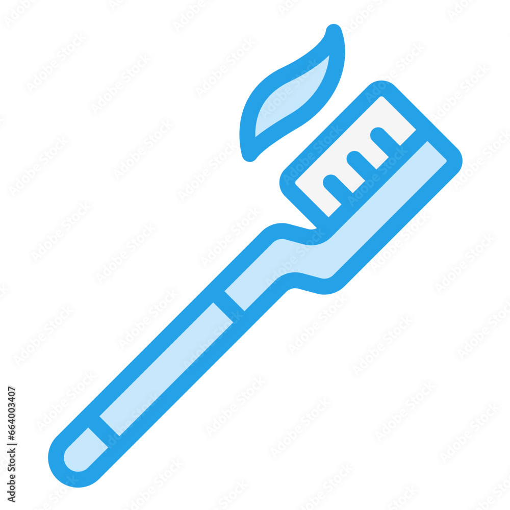 Toothbrush Vector Icon Design Illustration Toothbrush Vector Icon Design Illustration