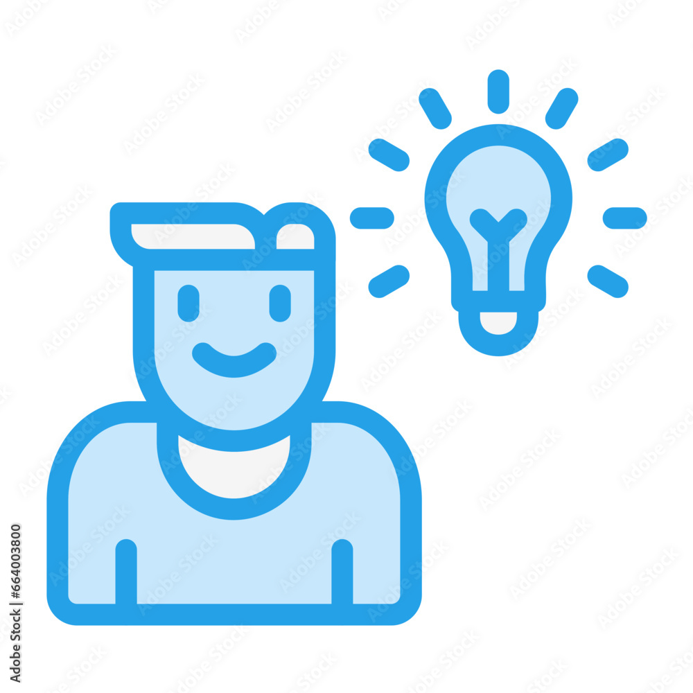 Thinking Vector Icon Design Illustration Thinking Vector Icon Design Illustration