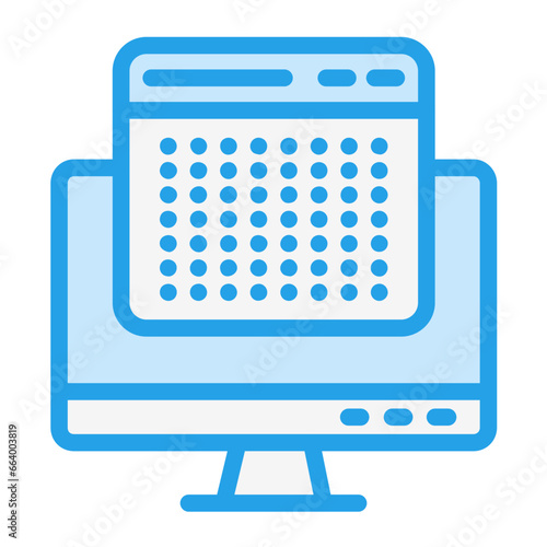 Dots Vector Icon Design Illustration