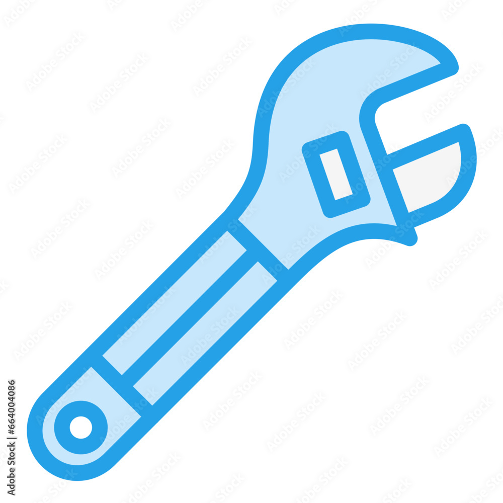 Wrench Vector Icon Design Illustration Wrench Vector Icon Design Illustration