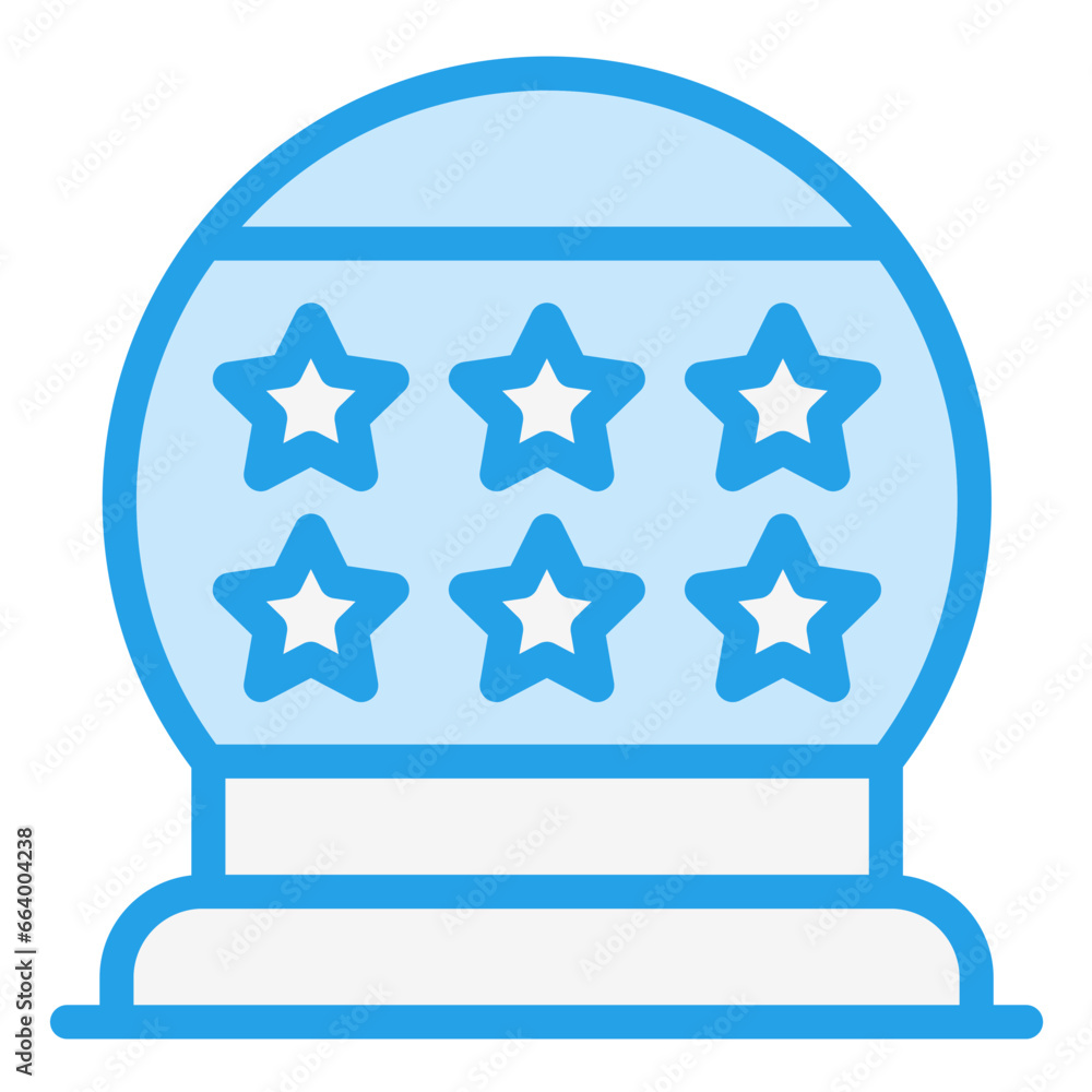 Crystal Ball Vector Icon Design Illustration Crystal Ball Vector Icon Design Illustration