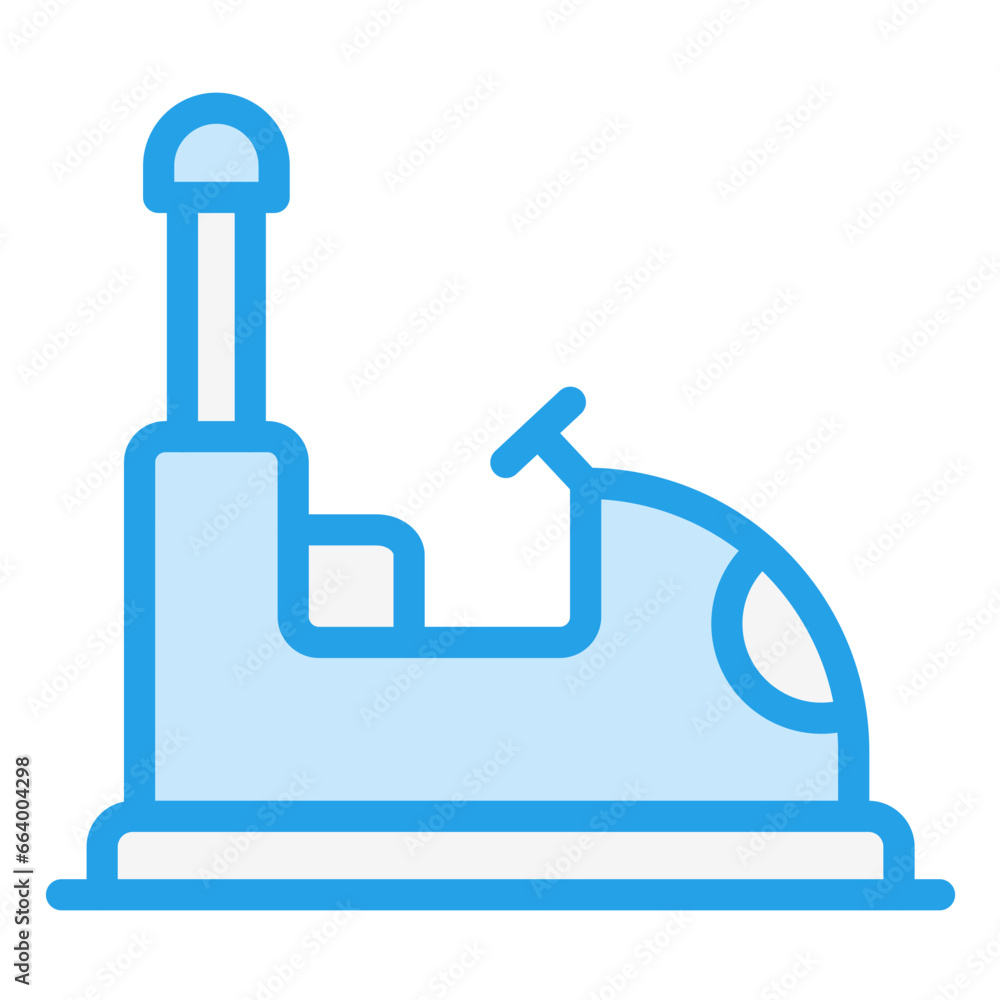 Bumper Car Vector Icon Design Illustration Bumper Car Vector Icon Design Illustration