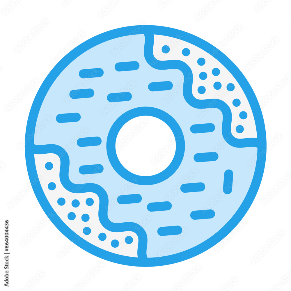 Doughnut Vector Icon Design Illustration Doughnut Vector Icon Design Illustration