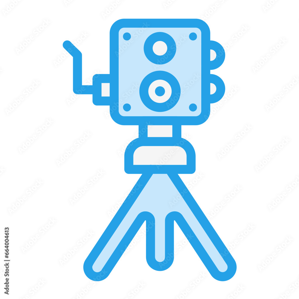 Old camera Vector Icon Design Illustration