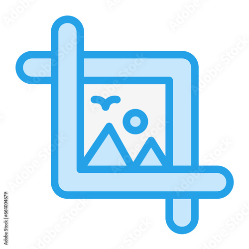 Crop Vector Icon Design Illustration