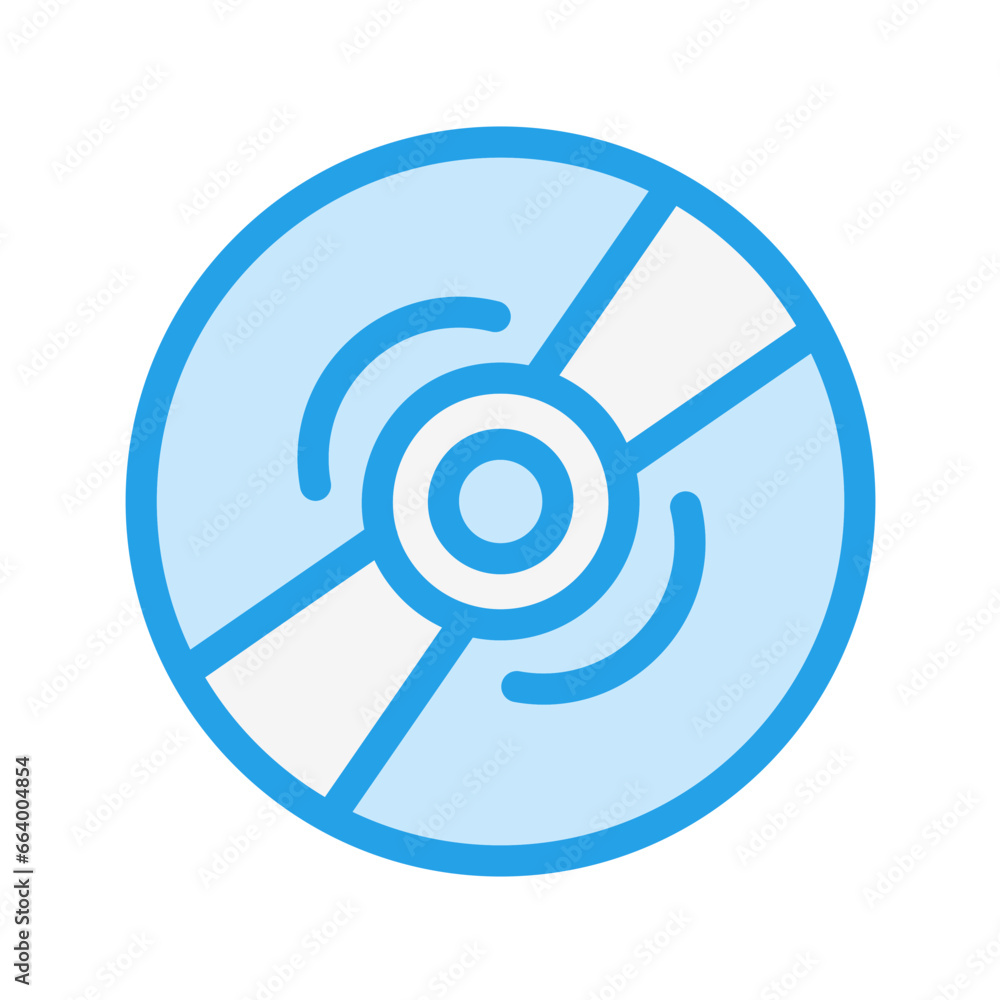 Compact Disk Vector Icon Design Illustration Compact Disk Vector Icon Design Illustration