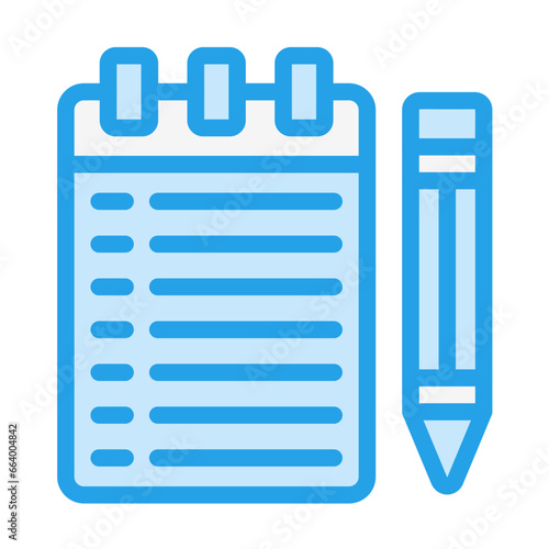 Notebook Vector Icon Design Illustration