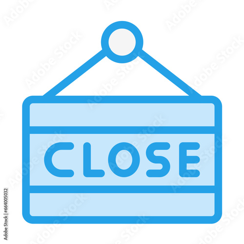 Close Sign Vector Icon Design Illustration