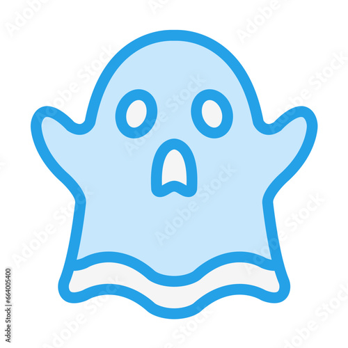 Ghost Vector Icon Design Illustration