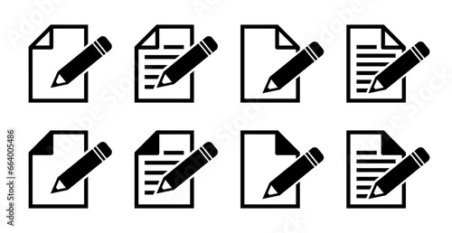 ikona notatnika z długopisem, plik wektorowy