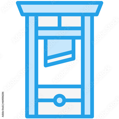 Guillotine Vector Icon Design Illustration