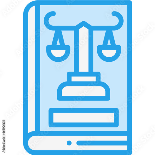 Company Law Vector Icon Design Illustration