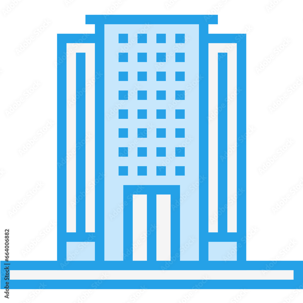 Hotel Vector Icon Design Illustration Hotel Vector Icon Design Illustration