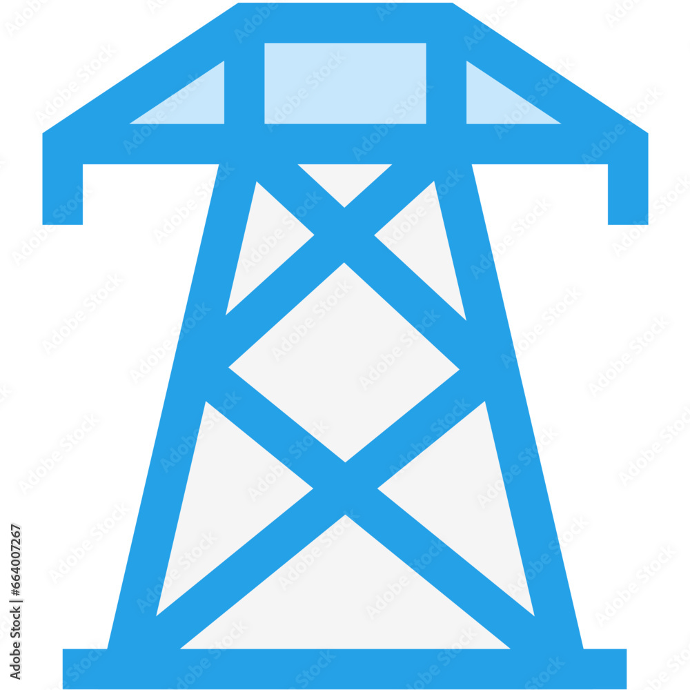 Electric Tower Vector Icon Design Illustration Electric Tower Vector Icon Design Illustration