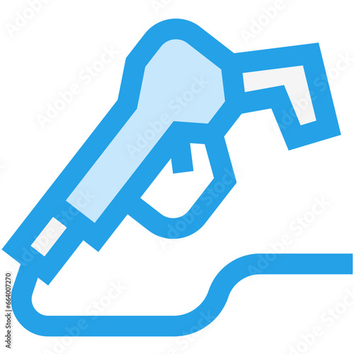 Fuel Nozzle Vector Icon Design Illustration