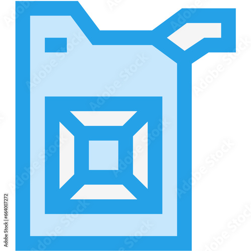 Kerosene Can Vector Icon Design Illustration