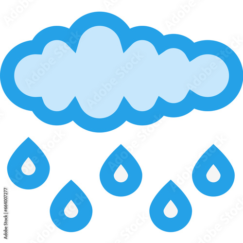 Acid Rain Vector Icon Design Illustration