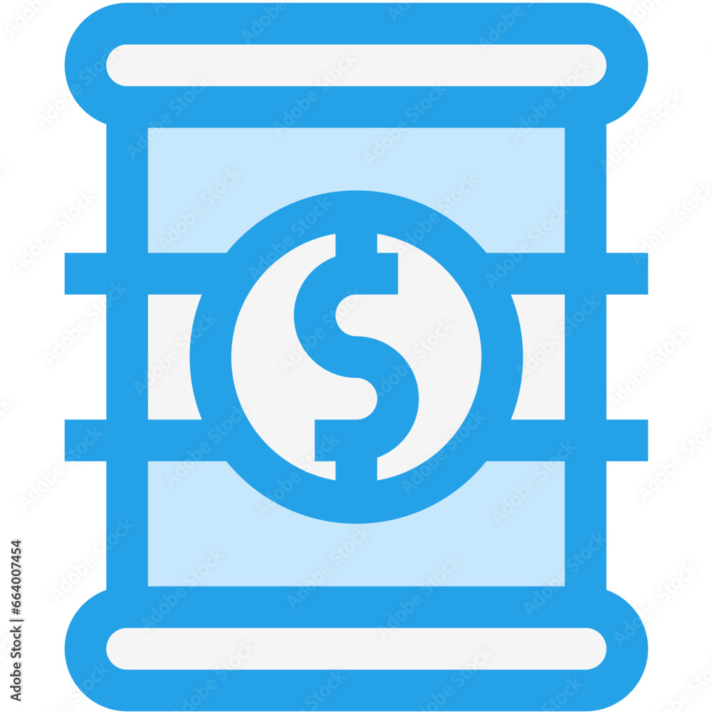 Barrel Price Vector Icon Design Illustration Barrel Price Vector Icon Design Illustration