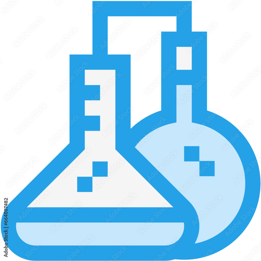 Chemical Experiment Vector Icon Design Illustration Chemical Experiment Vector Icon Design Illustration