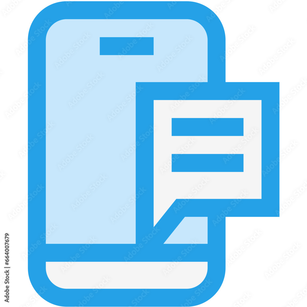 Mobile Message Vector Icon Design Illustration Mobile Message Vector Icon Design Illustration